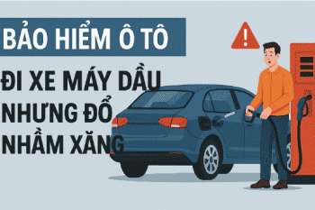 Xe máy dầu nhưng đổ nhầm xăng gây thiệt hại thì có được bảo hiểm không?